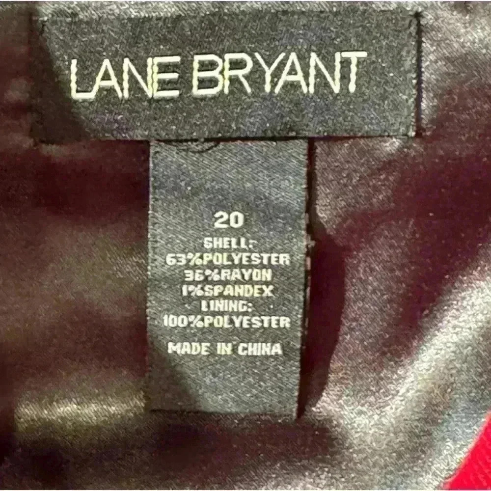 Lane Bryant women’s jacket size 20 in red. - Picture 4 of 12